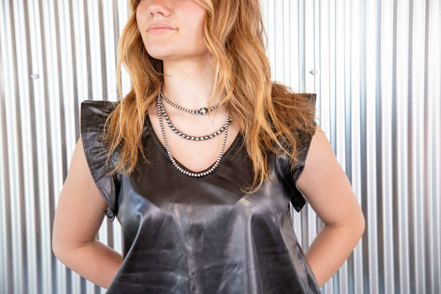 Black Leather Top