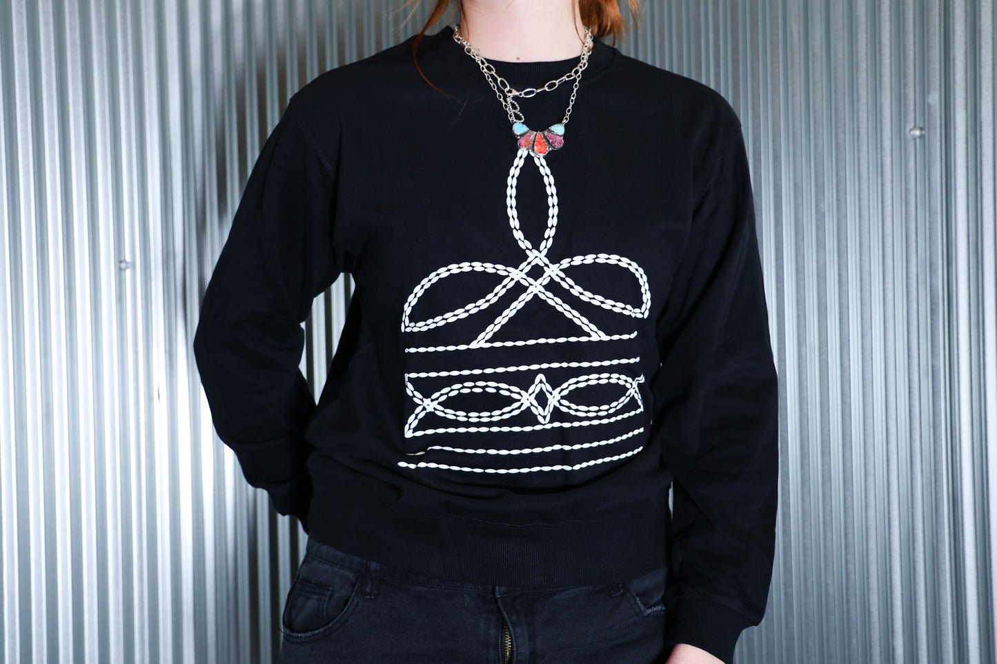 Boot Stitch Crewneck