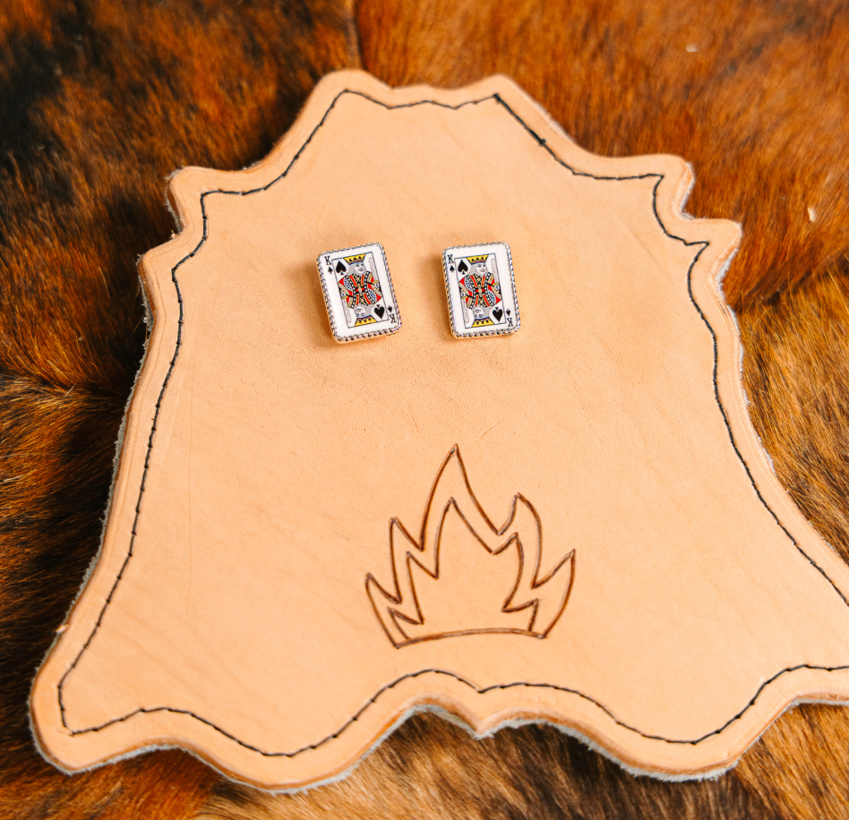 Playing Card Earrings