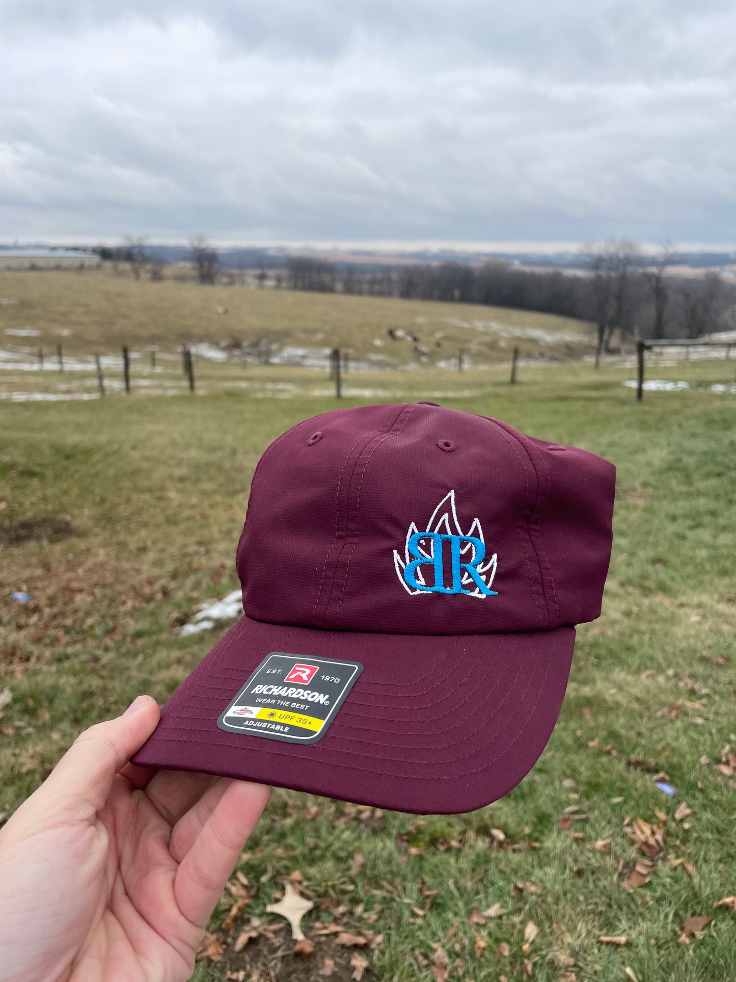 Maroon Blazin Rocks Hat
