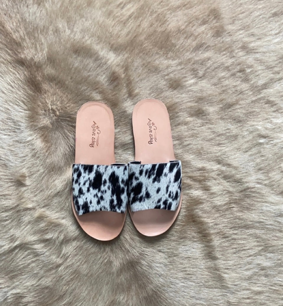 Cowhide Sandals