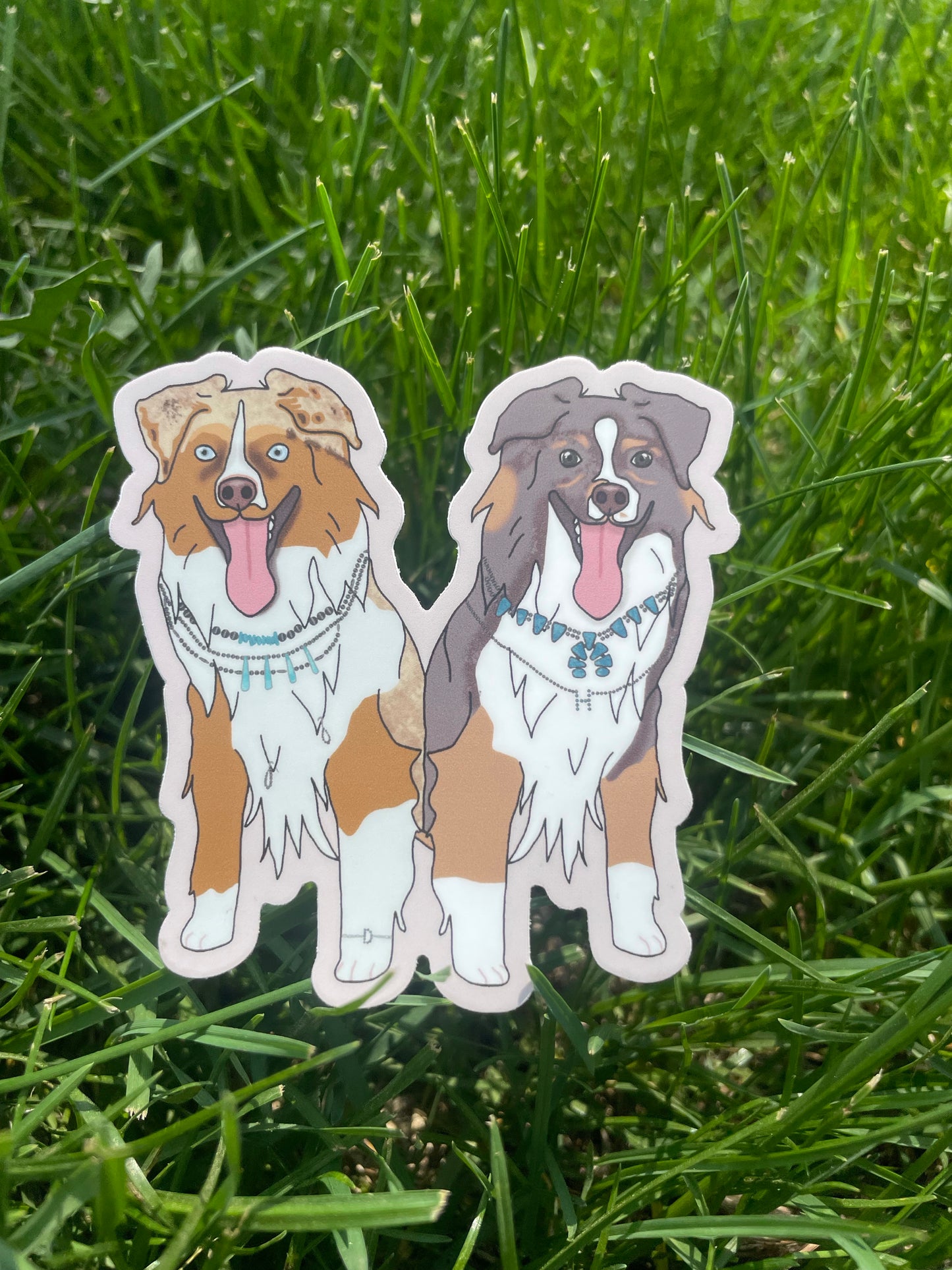 Blazin puppy sticker