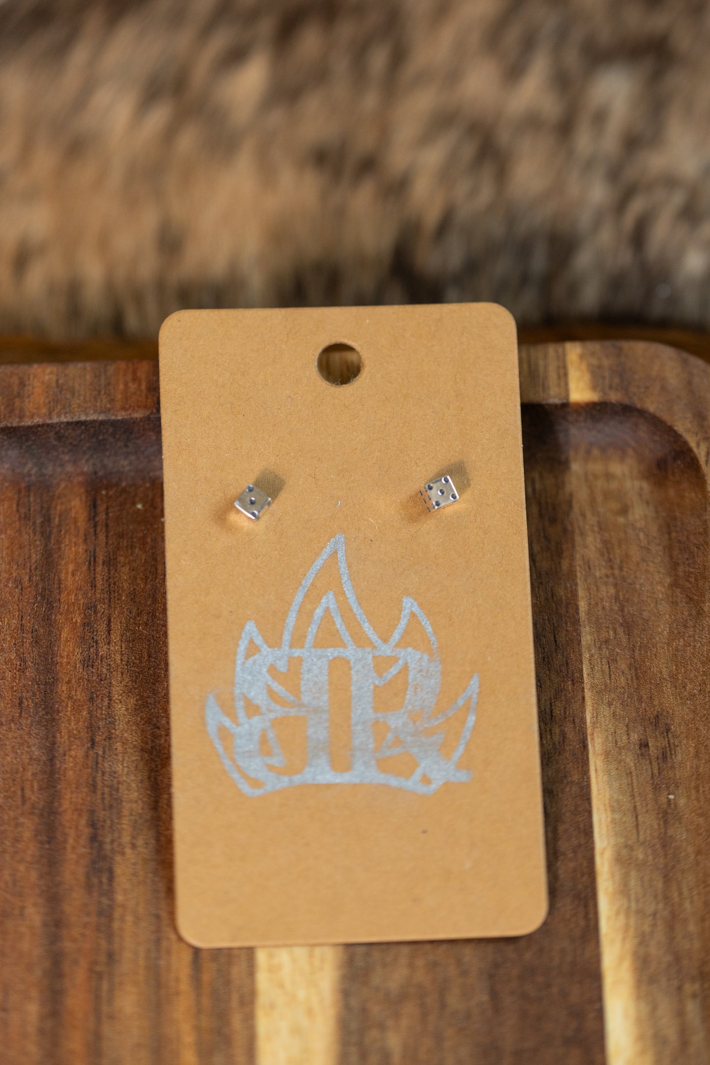 Tiny Dice Studs