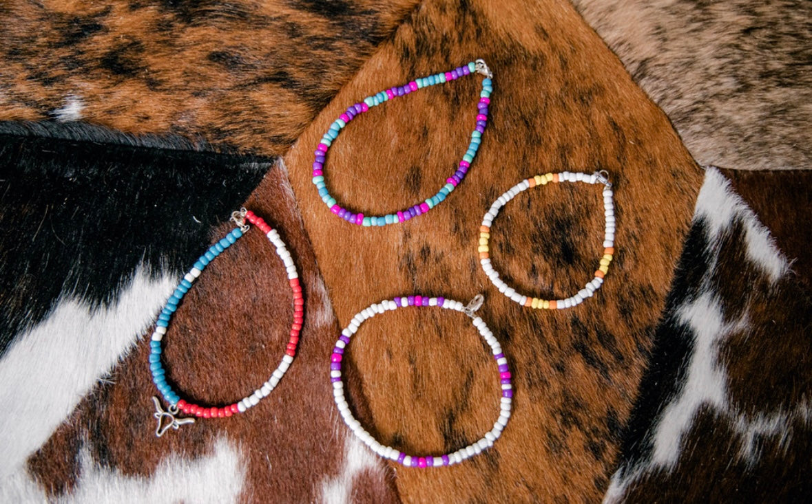 Beaded anklet