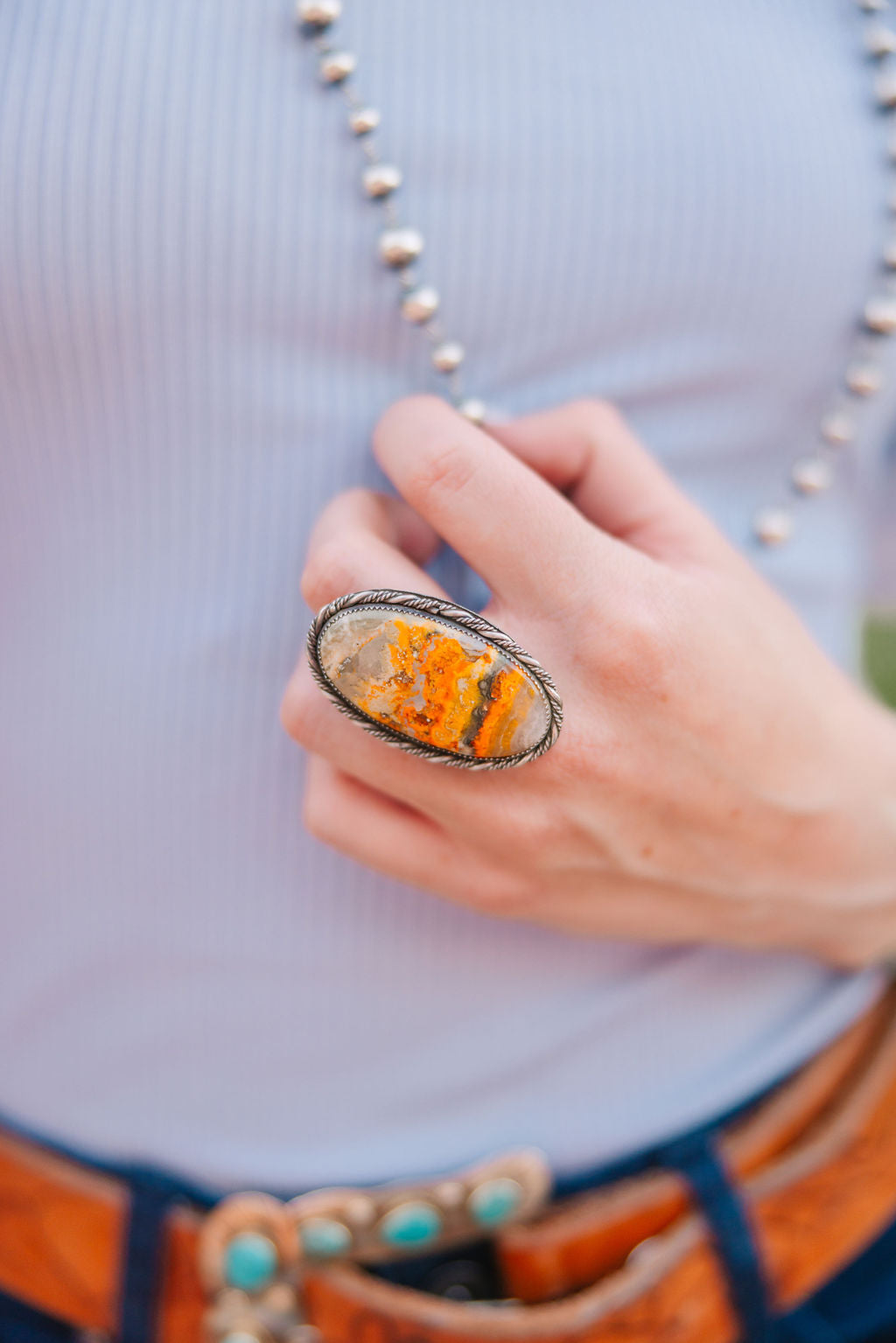 Adjustable Bumblebee Ring