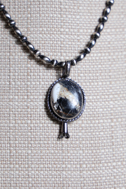 White Buffalo Squash Pendant