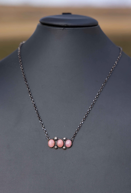 Pink Bar Necklace