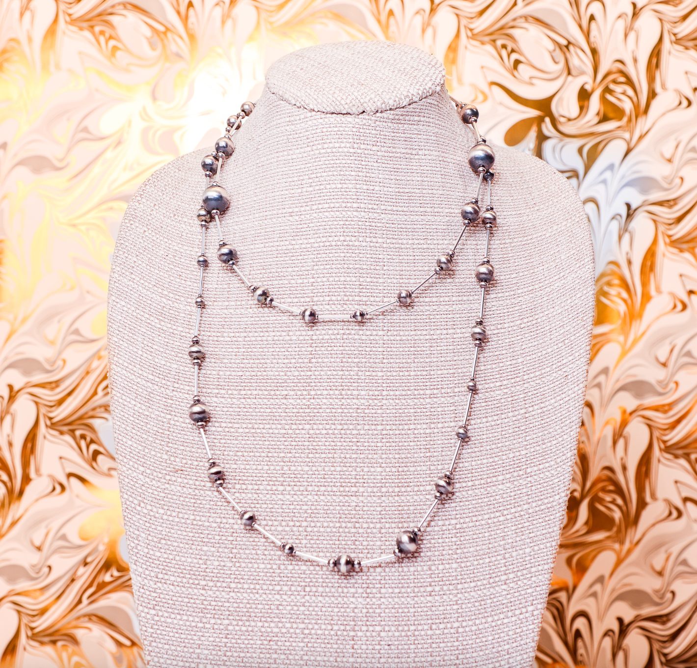 Liquid Silver Pearls