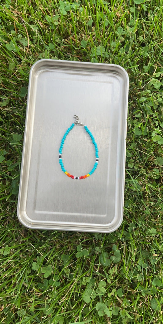 Turquoise Aztec Anklet